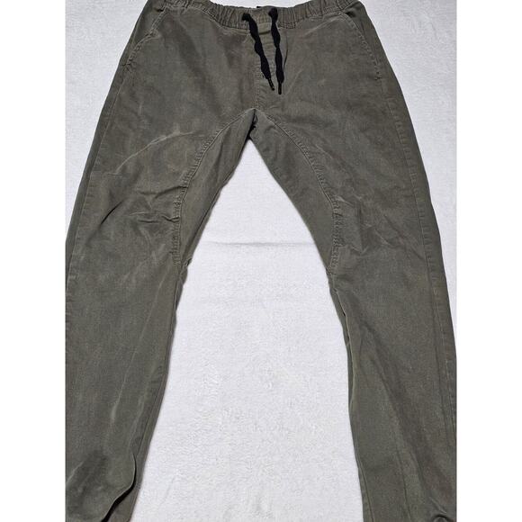 Southpole Flex Movement Mens Medium Green Jogger Pants Large Elastic Waistband - Picture 1 of 10